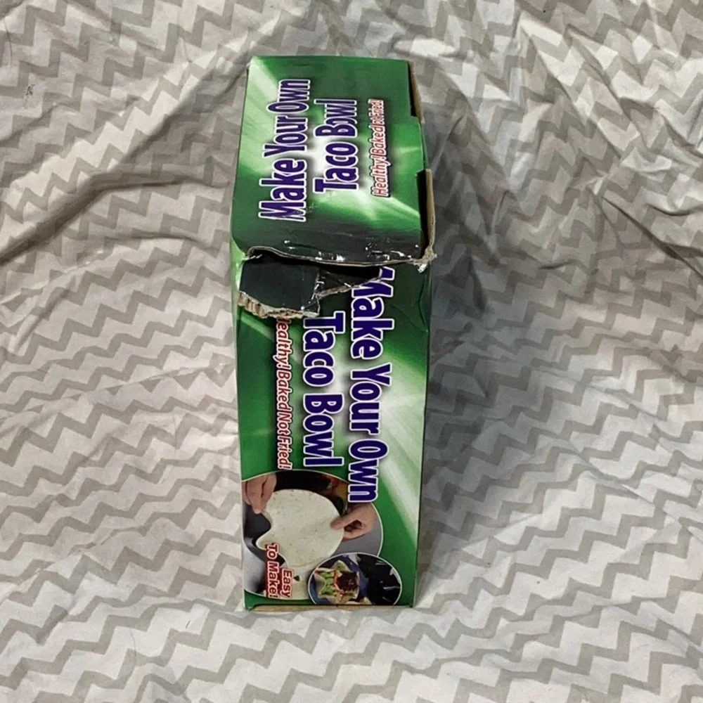 Set of 2 Make Your Own Taco Bowl - New Open Box